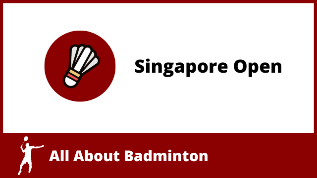 2023 BWF Singapore Open  Draw, Players, and Prize Money
