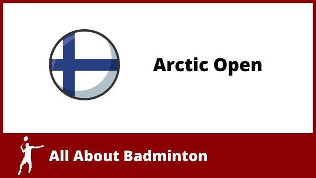 Flag of Finland next to the word Arctic Open