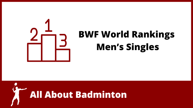BWF World Rankings - Men's Singles