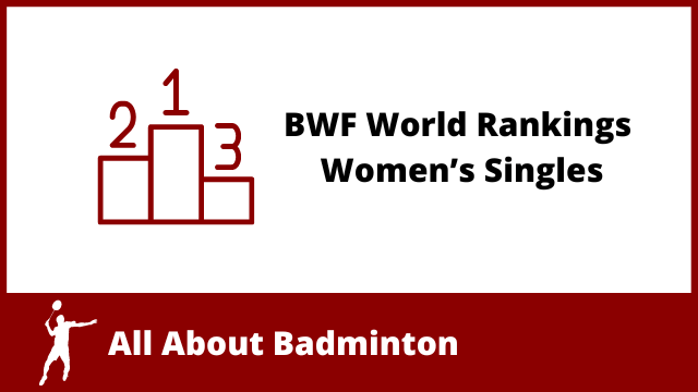 BWF World Rankings - Women's Singles